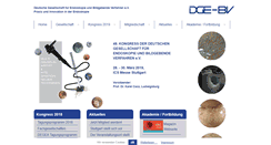 Desktop Screenshot of dge-bv.de